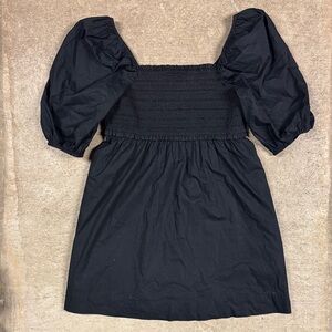 American Eagle Black Puff Sleeve Dress
